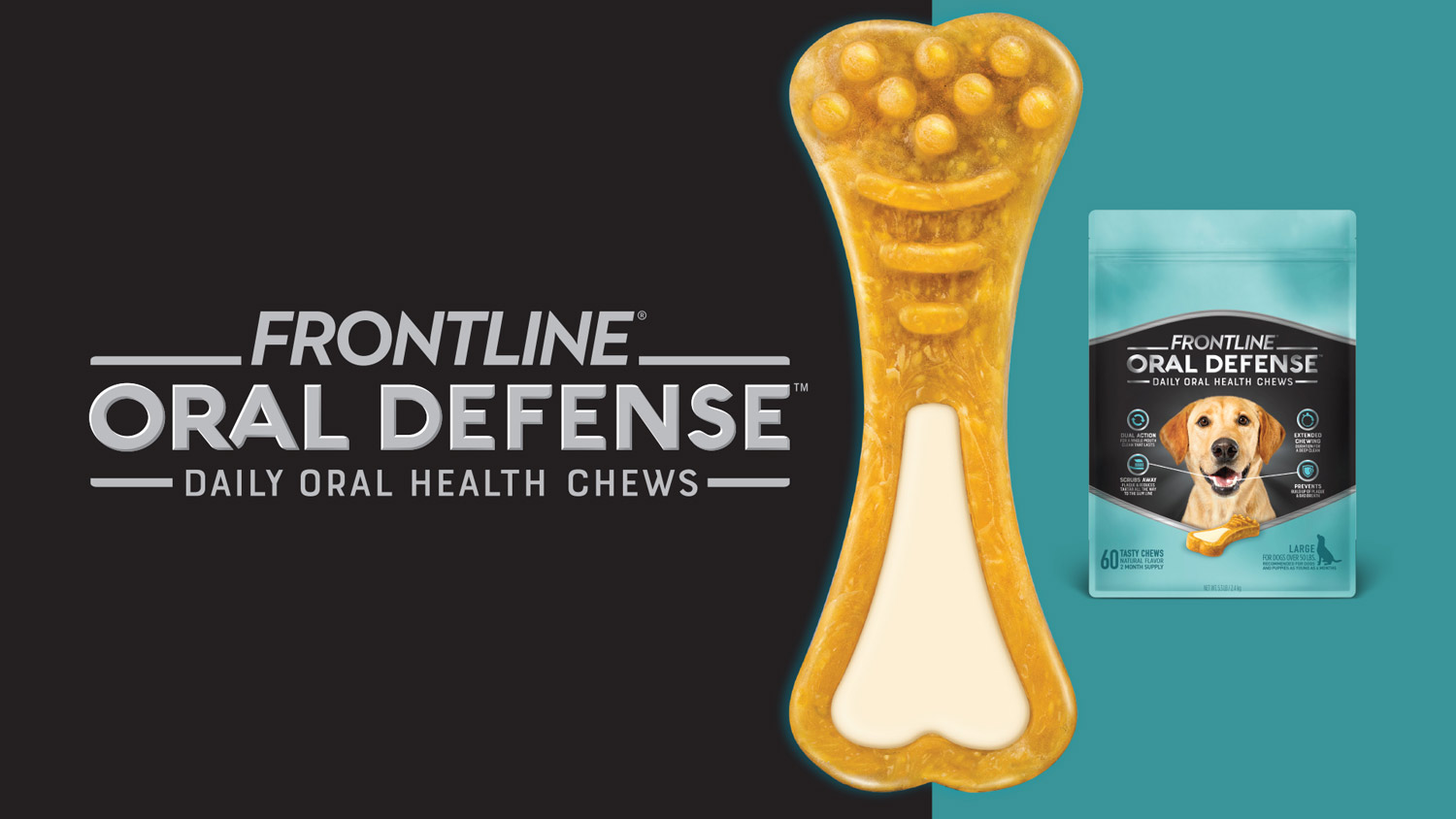 frontline oral defense dental chews